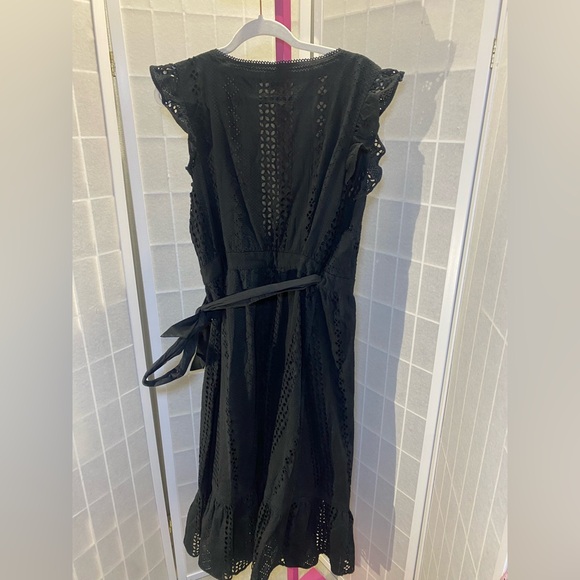 J. crew midi wrap dress in allover eyelet - Picture 4 of 8